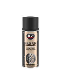 K2 COLOR FLEX CZARNY MAT 400 ML