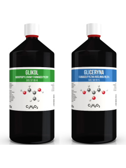 Zestaw Glikol 1 L i Gliceryna 1 L – Wielozadaniowe produkty o szerokim zastosowaniu