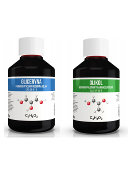 Zestaw Glikol 0.5 L i Gliceryna 0.5 L – Wielozadaniowe produkty o szerokim zastosowaniu