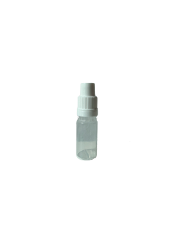 BUTELKA 10 ML Z ZAKRAPLACZEM KOLOR MLECZNY