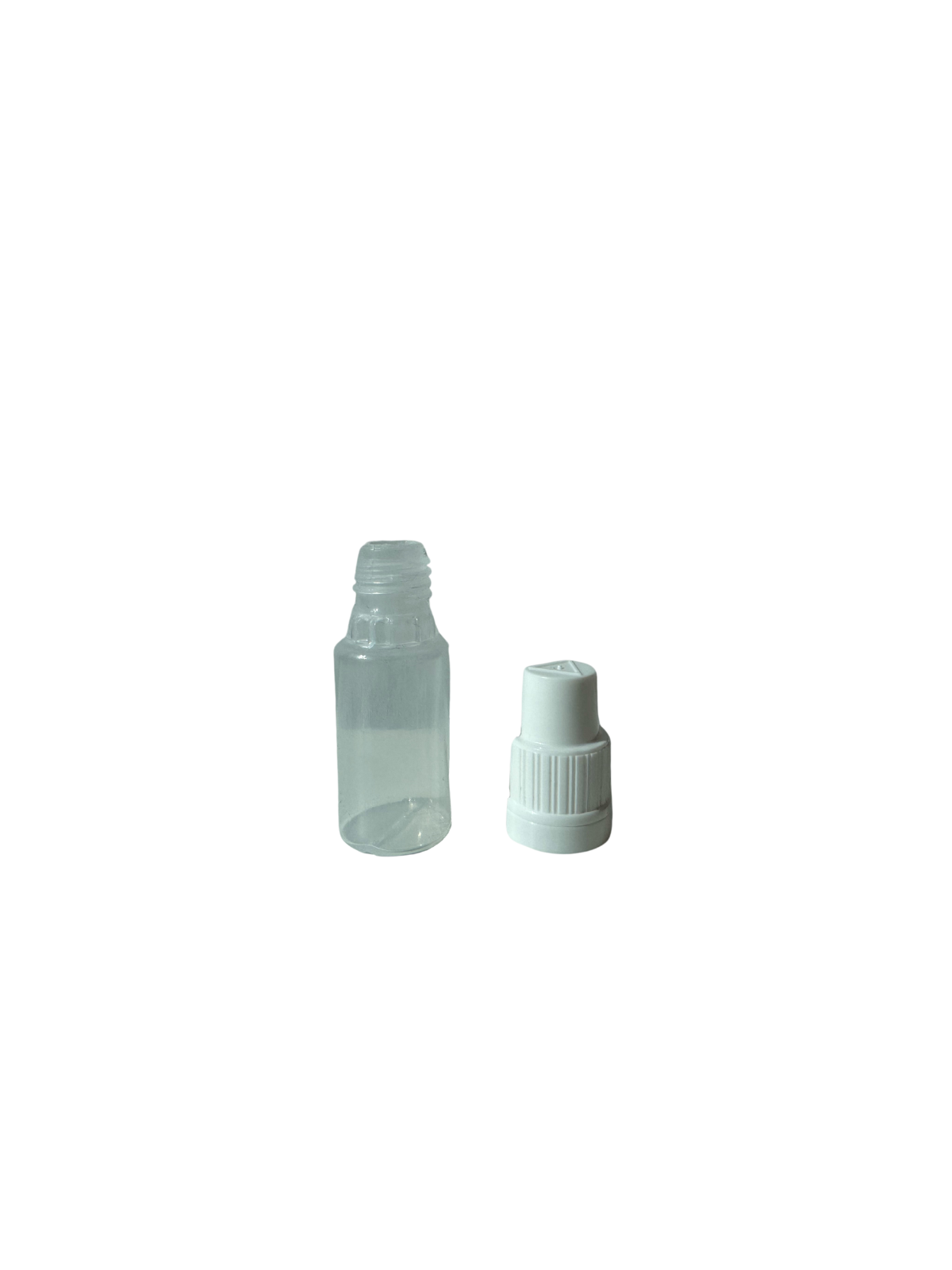 BUTELKA 10 ML Z ZAKRAPLACZEM KOLOR MLECZNY