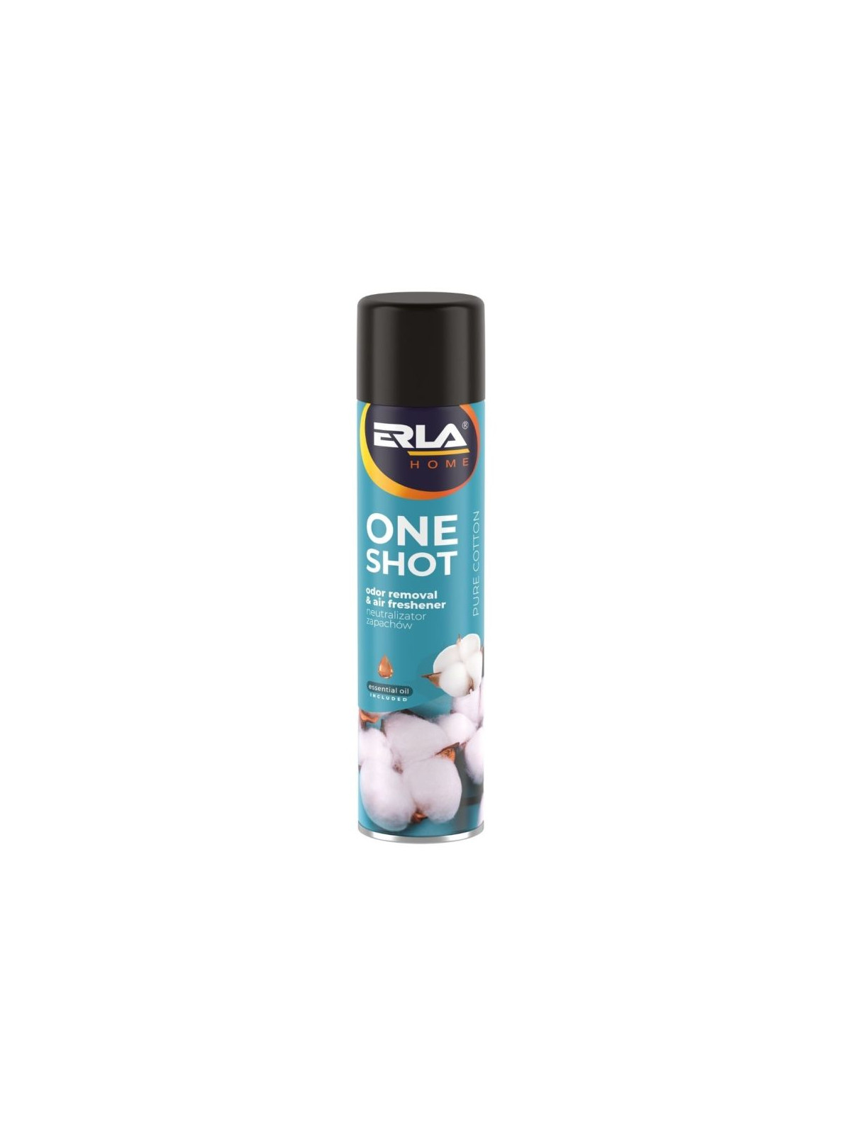 ONE SHOT Pure Cotton 600ml Mocny Neutralizator i Odświeżacz Powietrza
