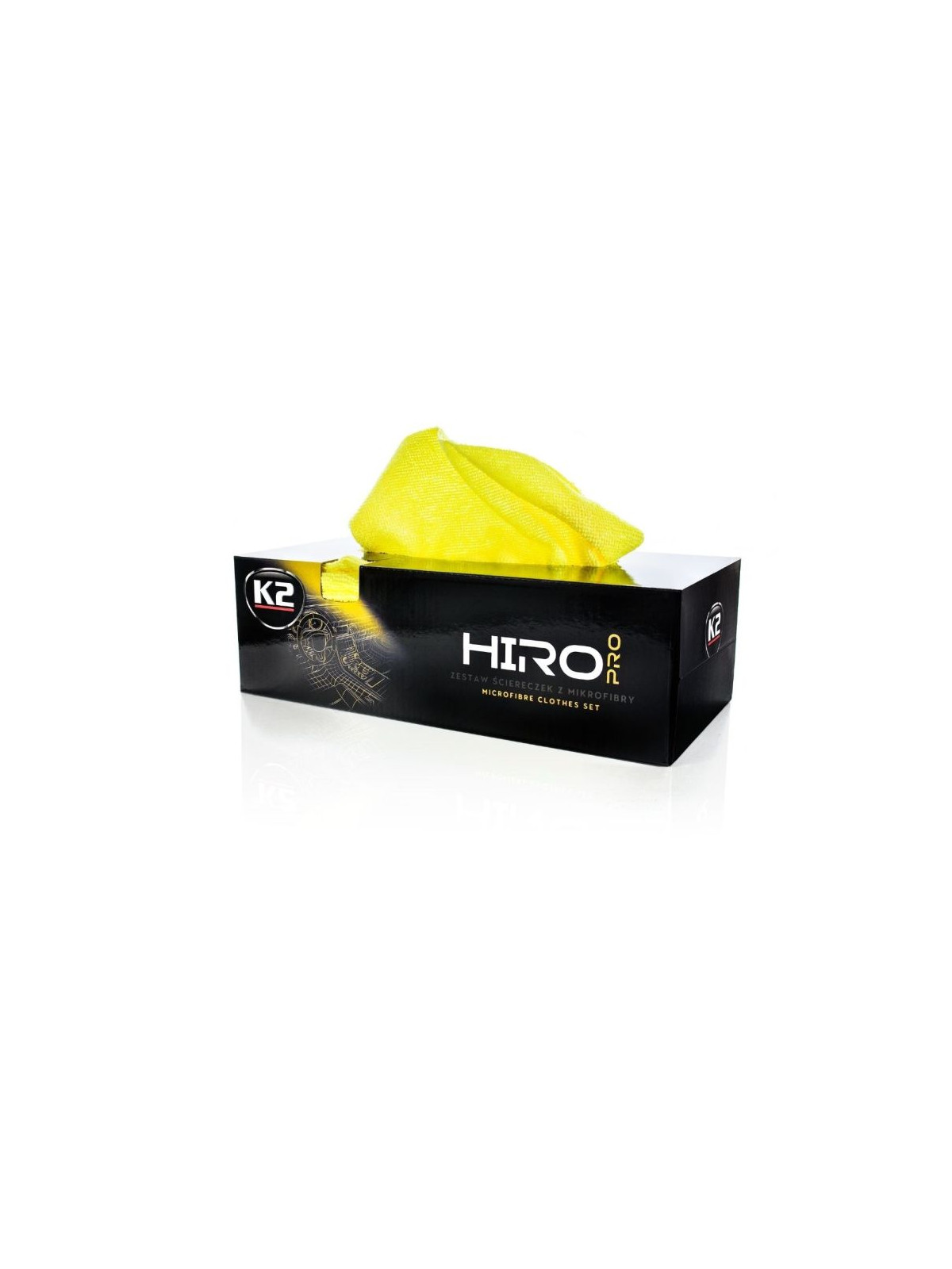 K2 HIRO mikrofibra bezszwowa 30 szt. 30x30 cm 170 GSM