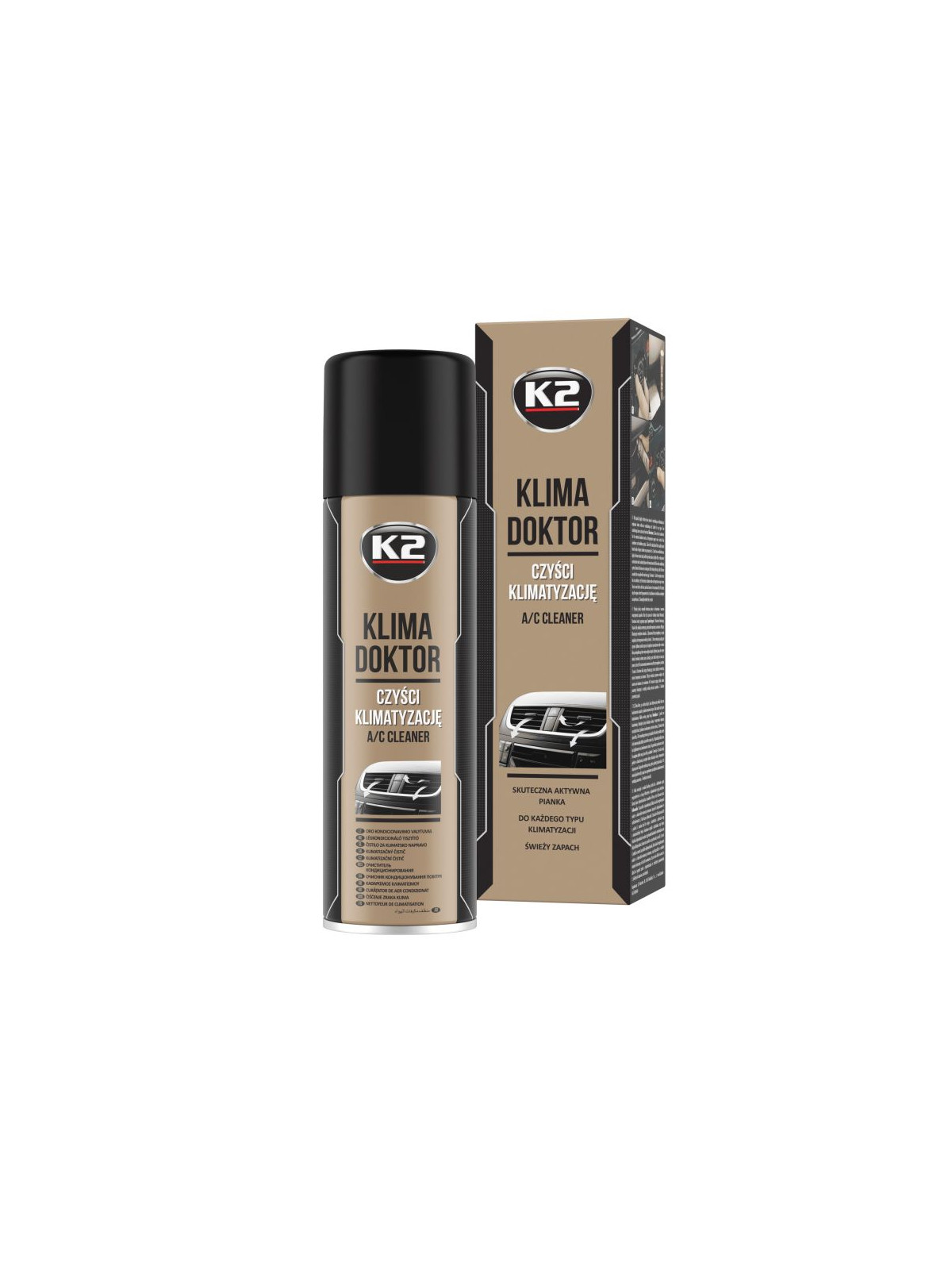 K2 Klima Doktor 500 ml pianka do czyszczenia klimatyzacji