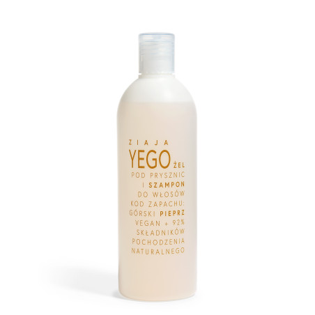 ZIAJA YEGO ŻEL POD PRYSZNIC I SZAMPON DO WŁOSÓW GÓRSKI PIEPRZ 400 ML